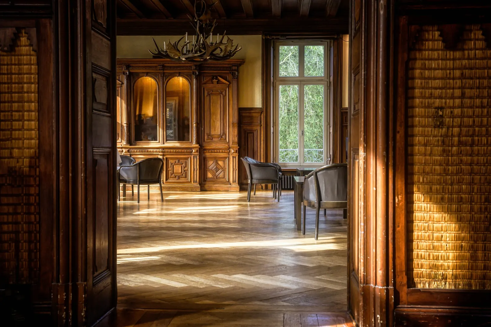 Historische Fenster nach der Sanierung